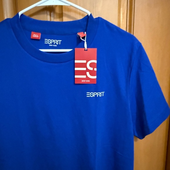 Esprit Vibrant Blue Short Sleeve Tee - Picture 1 of 7